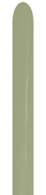 Zielone balony do modelowania Pastel 1.52m 50szt