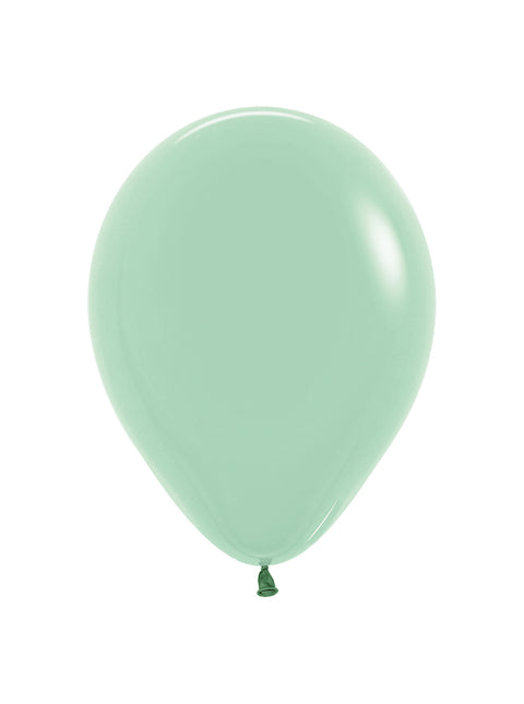 Balony zielone pastelowe 23cm 50szt