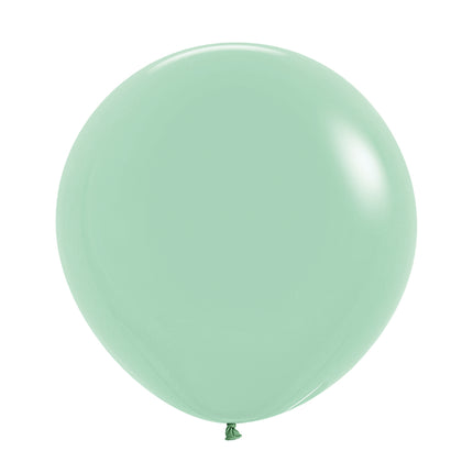 Miętowe zielone balony 61cm 3szt