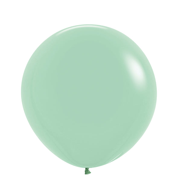 Miętowe zielone balony 61cm 3szt