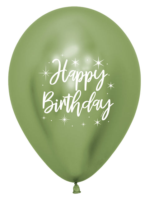 Balony urodzinowe kolorowe 30cm 25szt