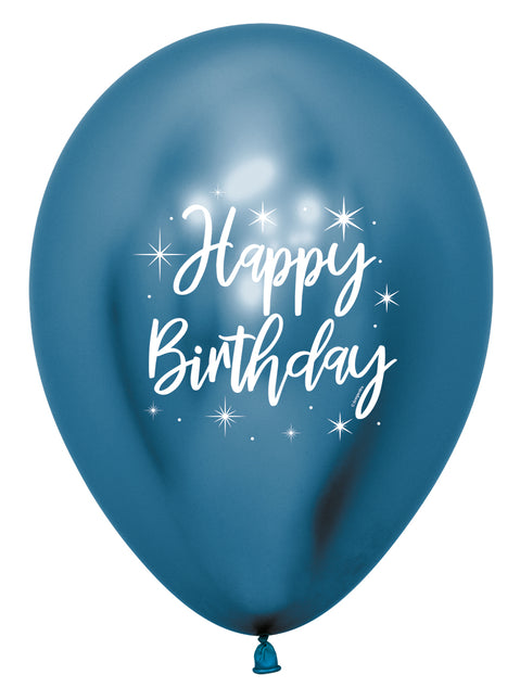 Balony urodzinowe kolorowe 30cm 25szt