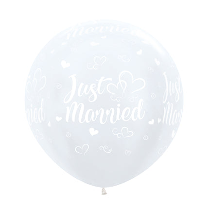 Balony weselne 61cm 2szt