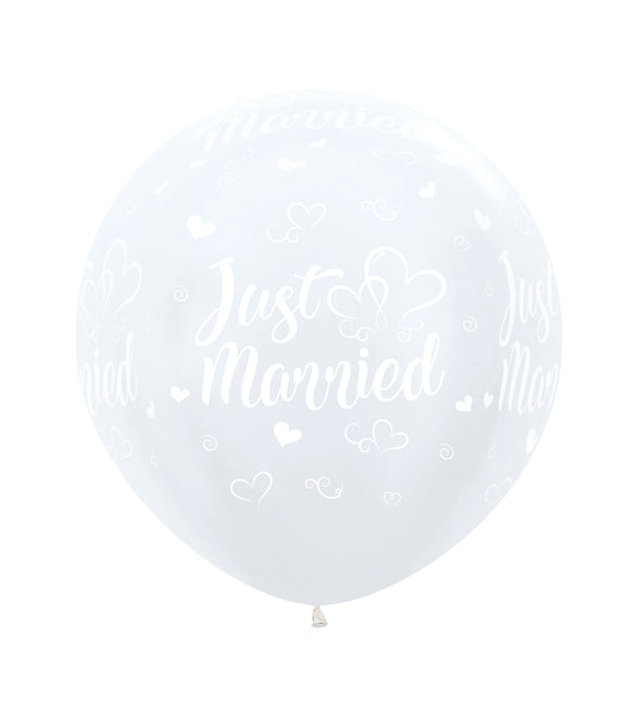 Balony weselne 61cm 2szt