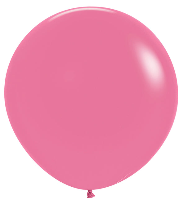 Balony różowe błyszczące 91cm 2szt