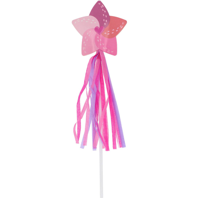 Różowa magiczna różdżka 26cm 6szt