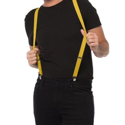 Szelki żółte - szerokość 2,5 cm