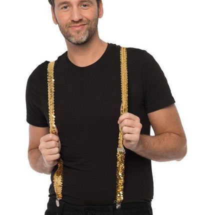 Szelki Paillet Gold - szerokość 2,5 cm