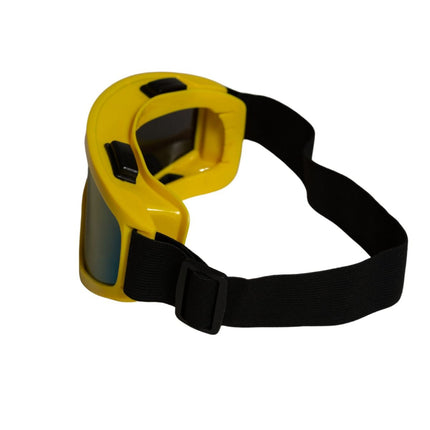 Gogle narciarskie żółte