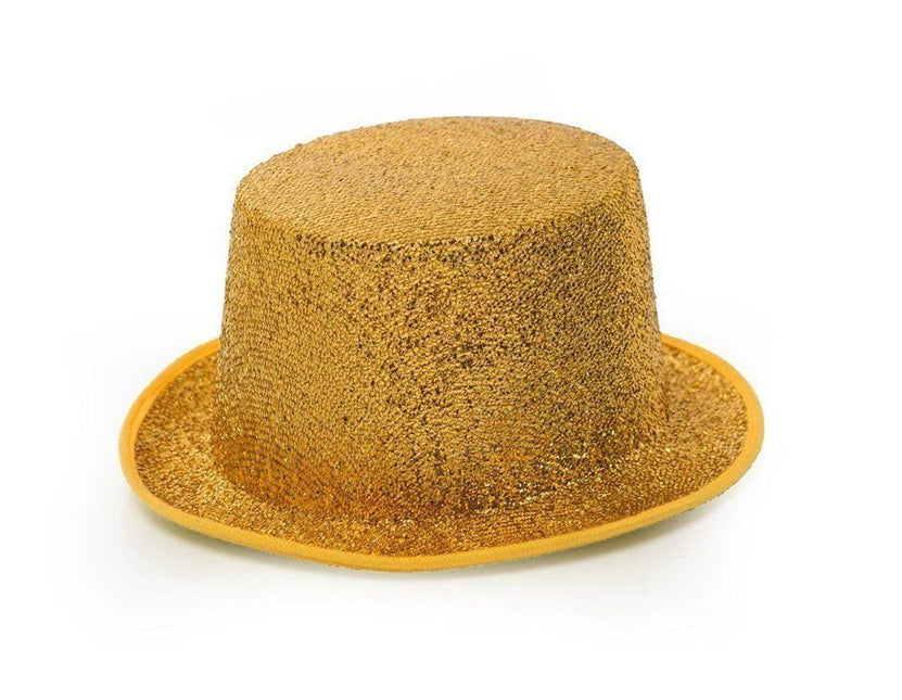 High Hat Glitter Gold
