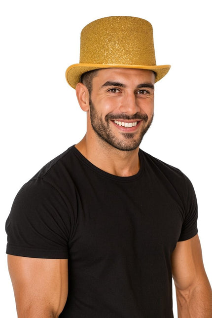 High Hat Glitter Gold