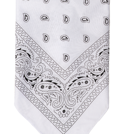 Biała bandana 52 cm