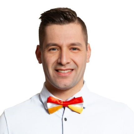 Muszka czerwona/biała/żółta - opakowanie 6 szt