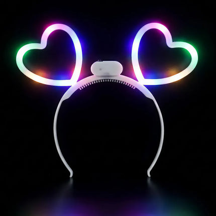 Opaska LED „Glowing hearts”