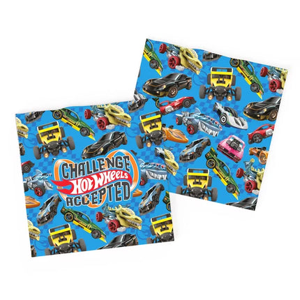 Serwetki Hot Wheels – niebieskie, 20 szt.
