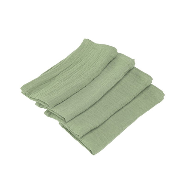Zielone serwetki bawełniane 40cm 4szt
