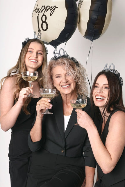 40 Jaar Haarband Zwart van Partydeco koop je bij Partywinkel