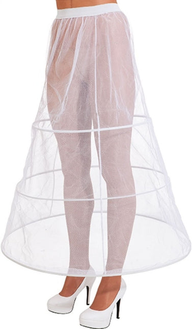 Spódnica z obręczami biała