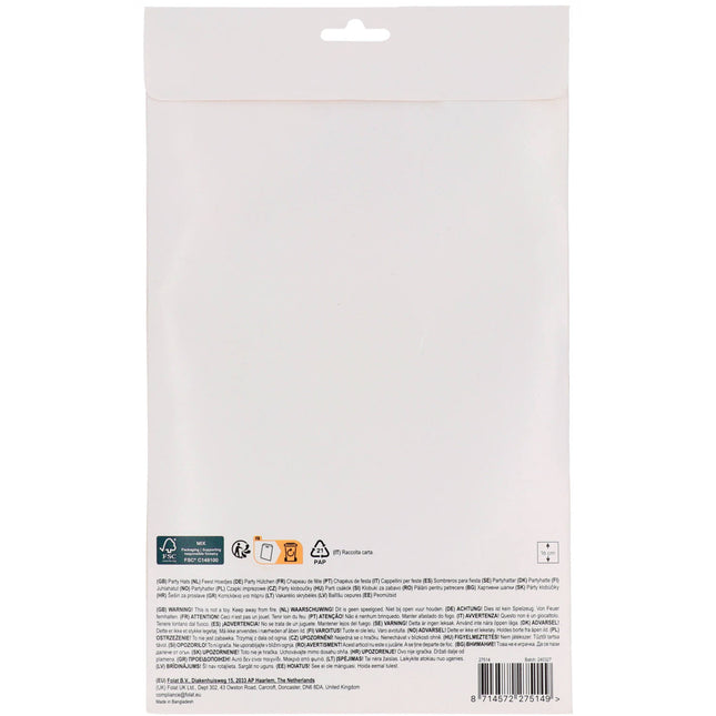Czapeczki imprezowe z koniem 16cm 6szt