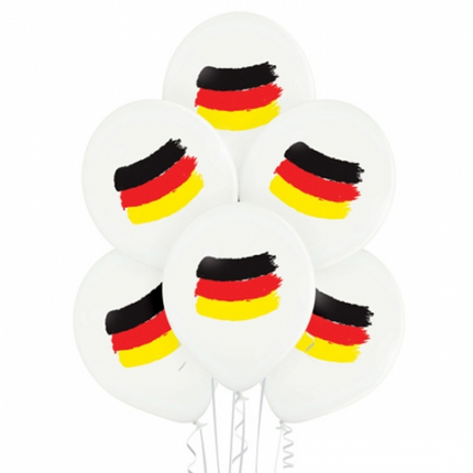 Niemcy – balony białe 30 cm, 10 szt.