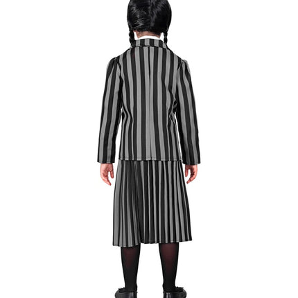 Kostium dziewczynki Wednesday Adams dla dziecka