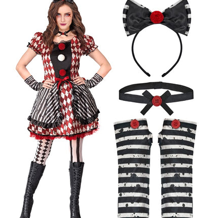 Harlequin Doll Ladies