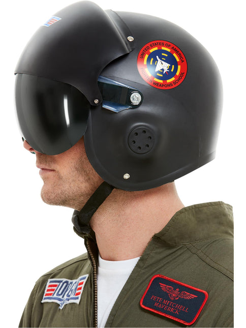 Kask Top Gun Deluxe, czarny