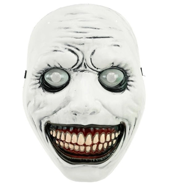 Halloweenowa maska potwora z wyłupiastymi oczami