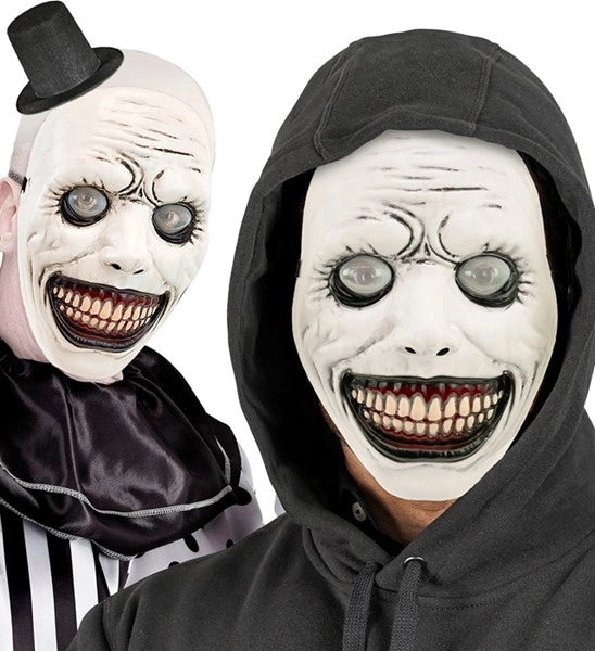 Halloweenowa maska potwora z wyłupiastymi oczami