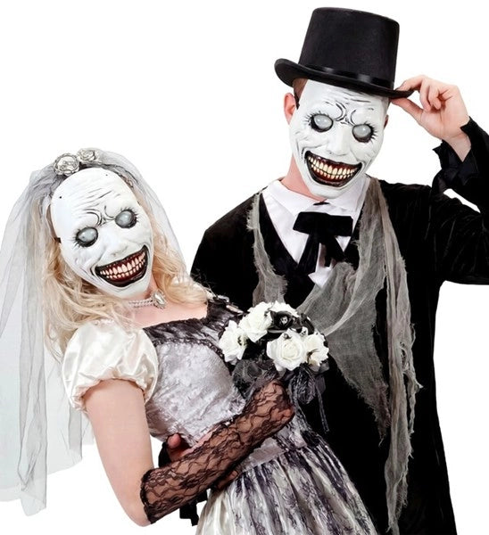 Halloweenowa maska potwora z wyłupiastymi oczami