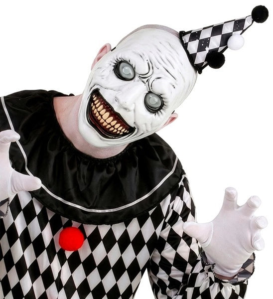 Halloweenowa maska potwora z wyłupiastymi oczami