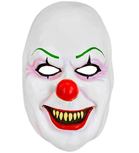 Maska na Halloween: Zły klaun – lateksowa