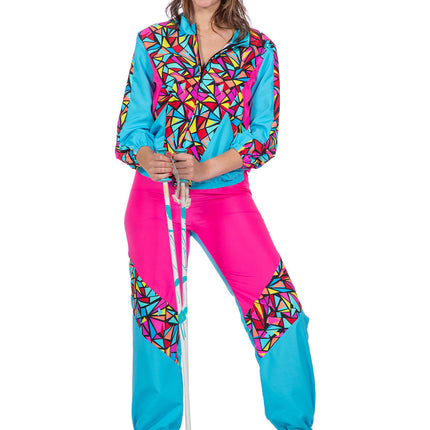 Dres narciarski damski neonowy