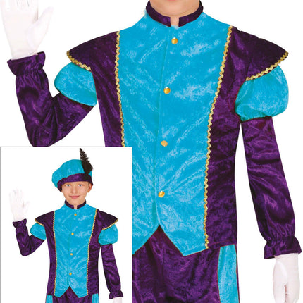 Pietenpak Kind Light Blue/Purple