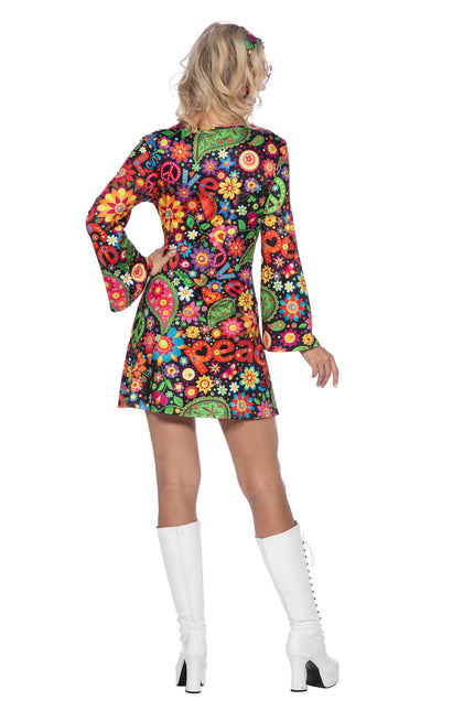 Hipisowska sukienka black peace