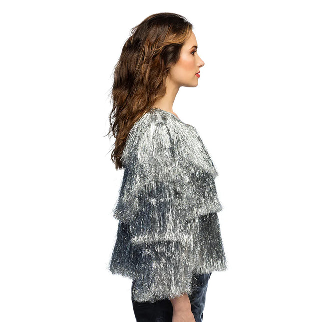 Kurtka Festival flare srebrna (M/L)