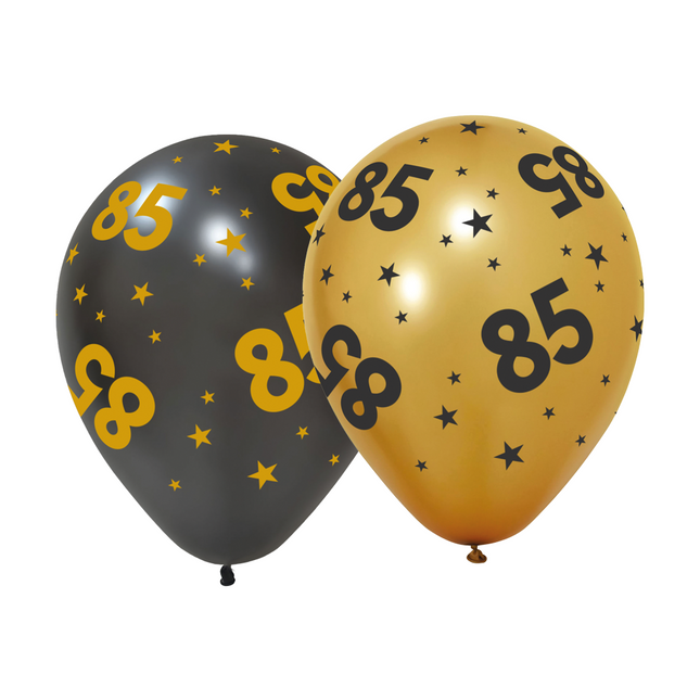Balony na 85 lat 31cm 6szt