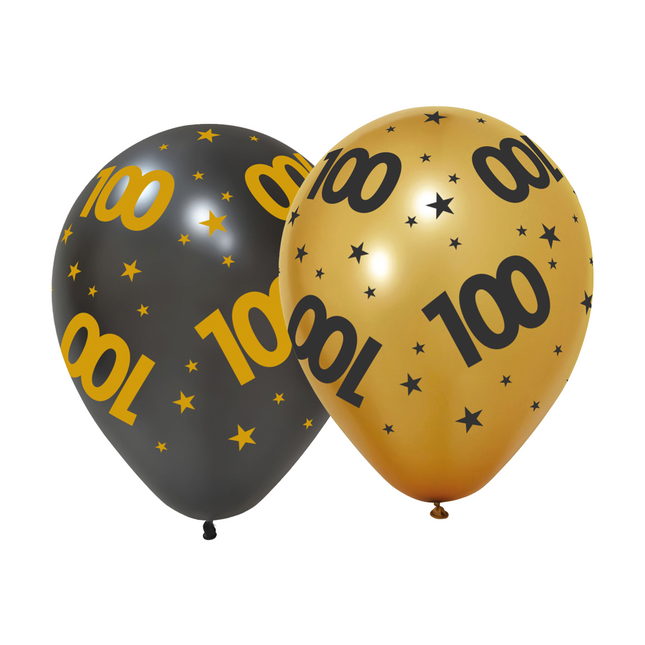 Balony na 100 lat 31cm 6szt