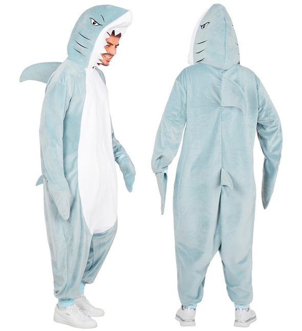 Kombinezon z rekinem i kapturem