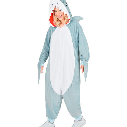 Kombinezon z rekinem i kapturem