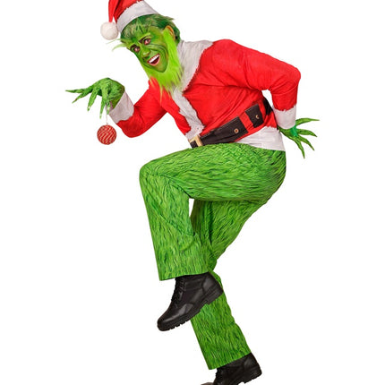 Kostium Grinch czerwono-zielony