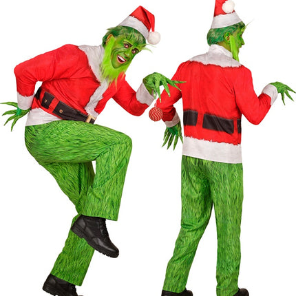 Kostium Grinch czerwono-zielony