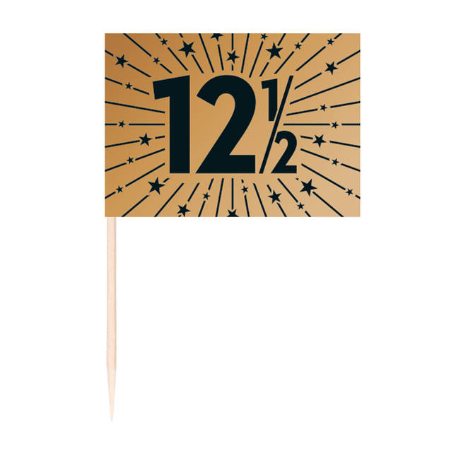 50 znaczników do flag - miedź "12,5