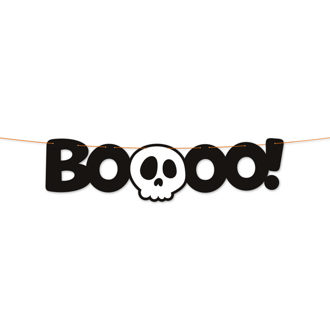 Baner literowy Booo 2m - Halloween Boo