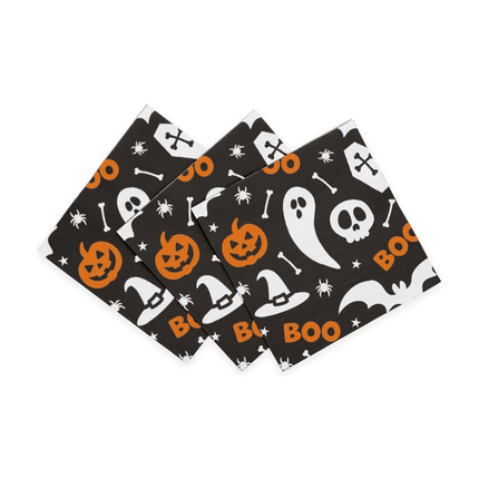 20 sztuk 3-warstwowego papieru 33x33cm Halloween Boo