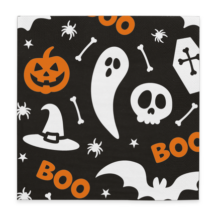 20 sztuk 3-warstwowego papieru 33x33cm Halloween Boo