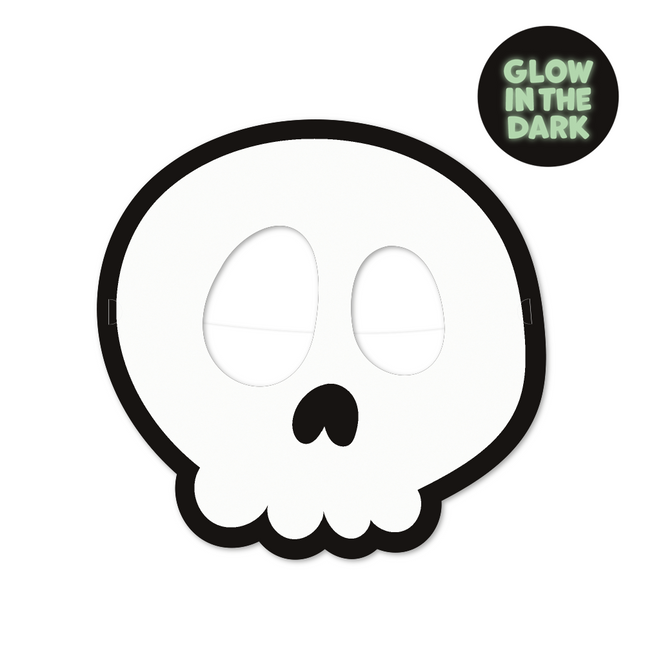 2 maski świecące w ciemności na Halloween Boo