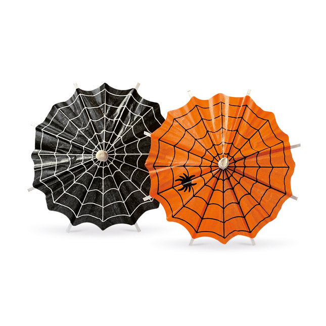 8 Wykałaczek Parasol Halloween Boo