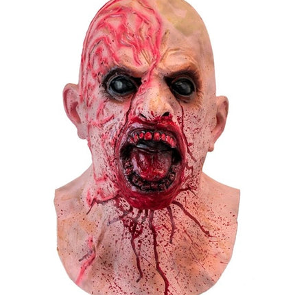 Krwawa maska zombie zakrywająca całą głowę