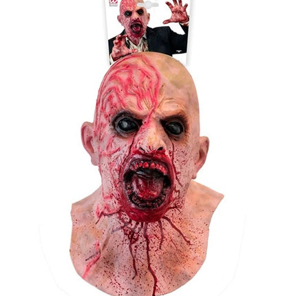 Krwawa maska zombie zakrywająca całą głowę